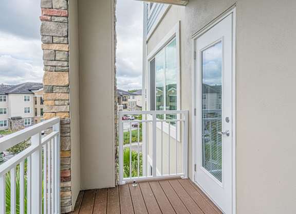 Patio at Heron Ridge 62+ Apartments, Kissimmee, 34746
