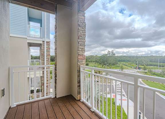 Balcony And Patio at Heron Ridge 62+ Apartments, Florida