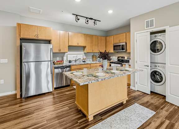 Kitchen at Landings of Lexington, Lexington, MN