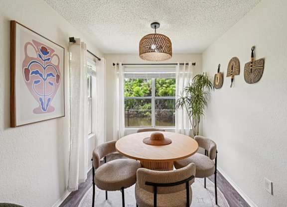 Dining Room at The Lucille Apartments, Stuart Florida 