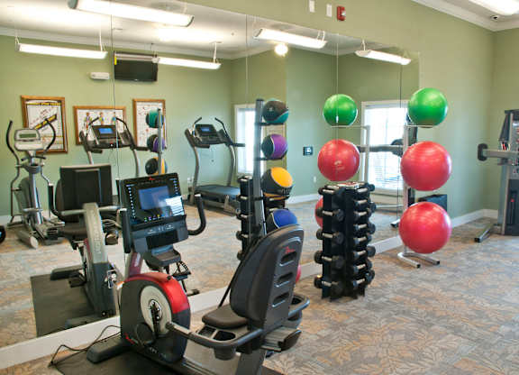 Fitness Center at Mariposa at Bay Colony, Dickinson, TX