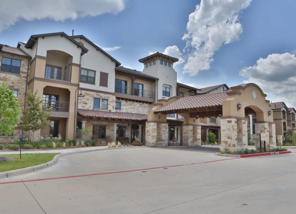 Exterior Street at Cedars of Elk Drive 55+ Apartments, Burleson, 76028