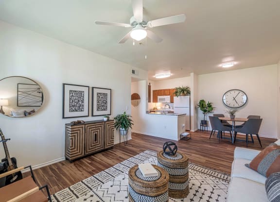 Kitchen And Living at Mission at Baytown, Baytown