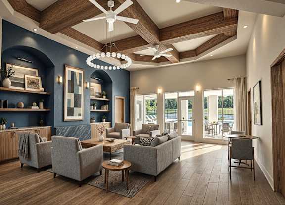 Spacious Living Room at Orchard Grove Apartments, Vero Beach