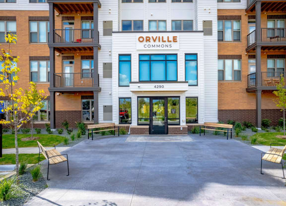 Entrance View at Orville Commons, Woodbury