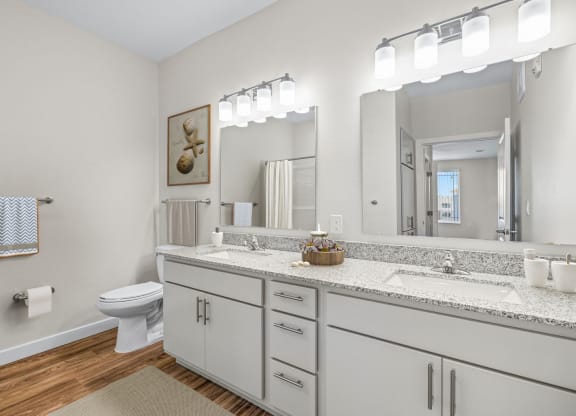 onsuite bathroom at Osprey Park 62+ Apartments, Florida
