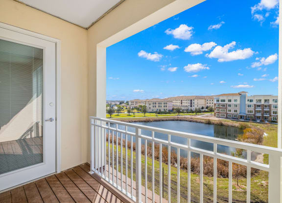 Large Balcony View at Osprey Park 62+ Apartments, Kissimmee, 34758