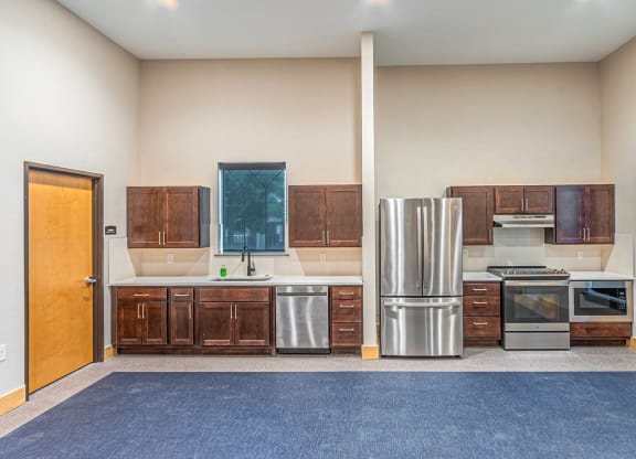 Kitchen at Rosemont at Mayfield Villas, Texas