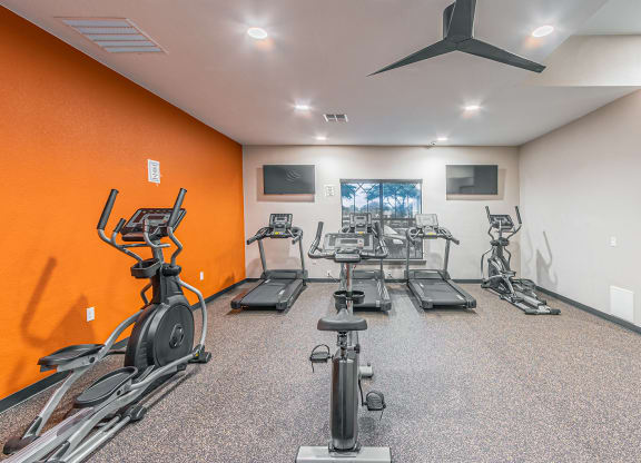 Gym at Rosemont at Mayfield Villas, Arlington, Texas