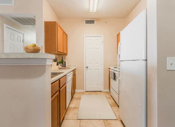 Kitchen at Rosemont at Mayfield Villas, Arlington, Texas