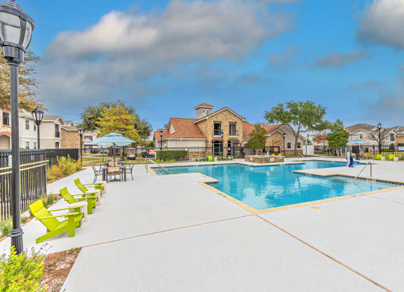 Outdoor Swimming Pool at Rosemont at Mayfield Villas, Arlington, TX