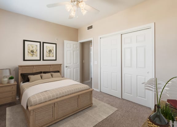 Bedroom at Rosemont at Mayfield Villas, Arlington, Texas