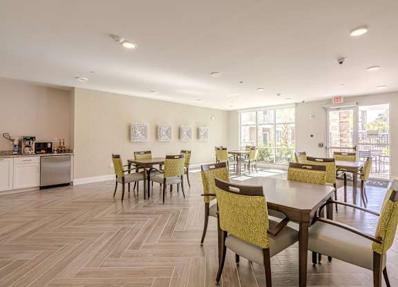 Cards and craft room at Sandpiper Glen 62+ Apartments, Orlando, Florida