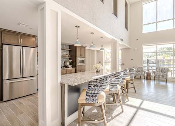 Spacious community room at Sandpiper Glen 62+ Apartments, Orlando, FL