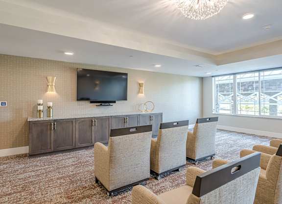 theatre room at Sandpiper Glen 62+ Apartments, Orlando