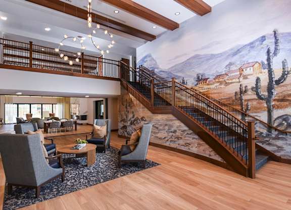 Community Living Room at Suncrest Vista at Canyon Trails 55+ Apartments, Goodyear