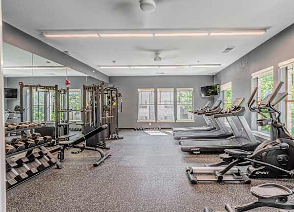 Health And Fitness Center at The Cesera 55+ Apartments, Garland, TX 75040