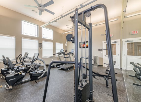 On-Site Fitness Centerat The Portofino 55+ Apartments, Texas, 77503
