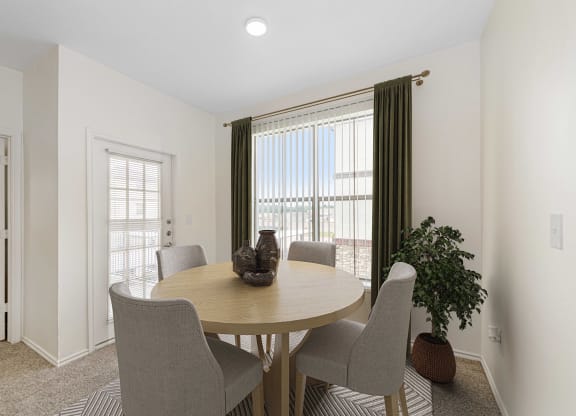 Dining Areaat The Portofino 55+ Apartments, Pasadena Texas