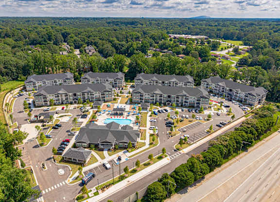 Aerial at The Meridian Apartments, Decatur
