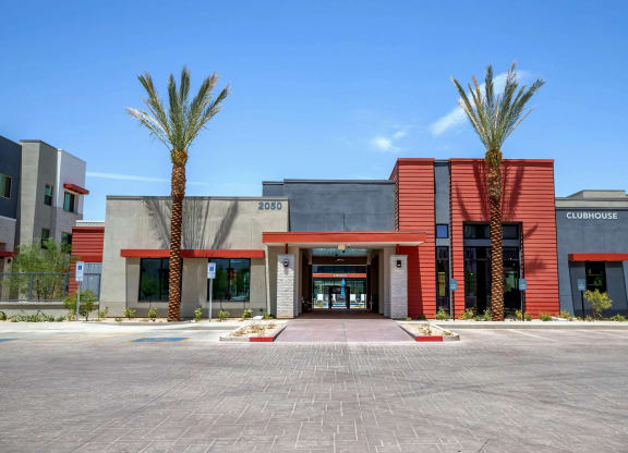 Clubhouse Exterior-Entranceat Vista Ridge Apartments, Arizona