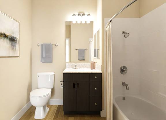 Dominium_Vivir at Ballpark_Bathroom render 4