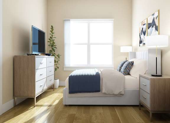 Dominium_Vivir at Ballpark_Bedroom render 3