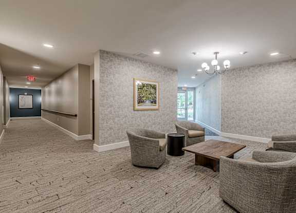 Lobby Lounge at Willow Place 55+ Apartments, Georgia, 30253