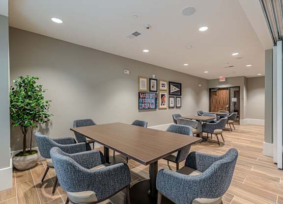 Community Room at Willow Place 55+ Apartments, Georgia