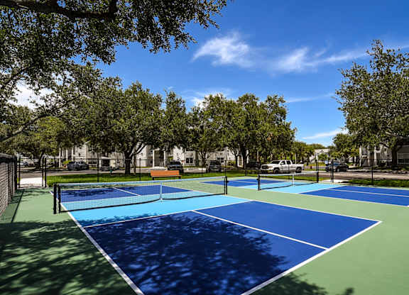 Pickleball Court at The Lucille Apartments, Florida 