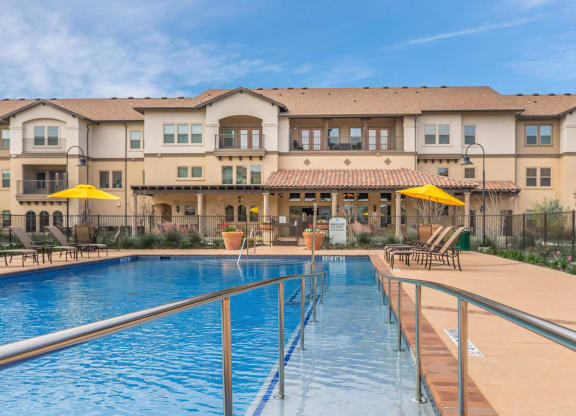Pool View at Mariposa at Harris Road Arlington 55+ Apartments, Texas, 76001