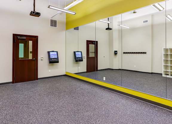 Yoga and spin studio at Arcade Apartments, St Louis, MO
