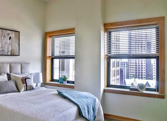 Bedroom at Arcade Apartments, St Louis, 63101