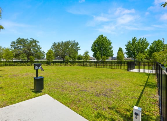 dog park at Osprey Park 62+ Apartments, Kissimmee, Florida