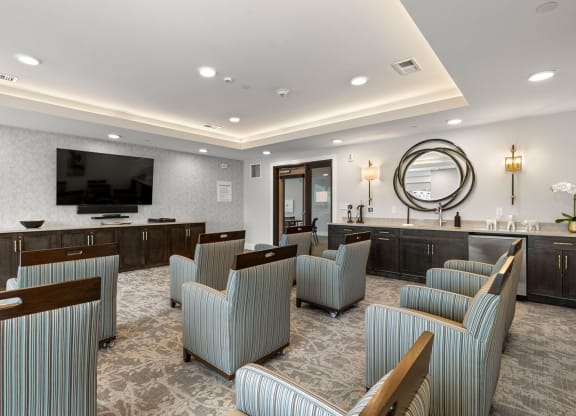 Clubhouse_Theater at Osprey Park 62+ Apartments, Kissimmee, FL