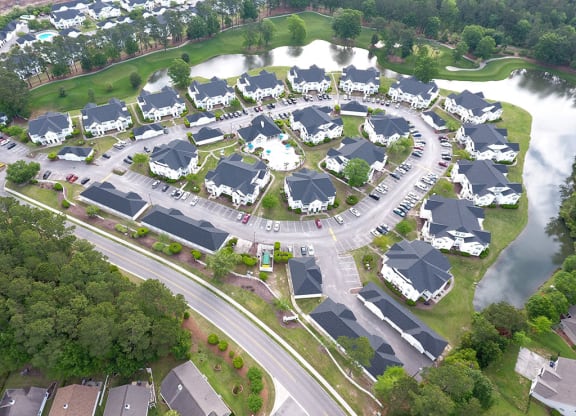 Aerial of Flintlake Apartments Community in Myrtle Beach