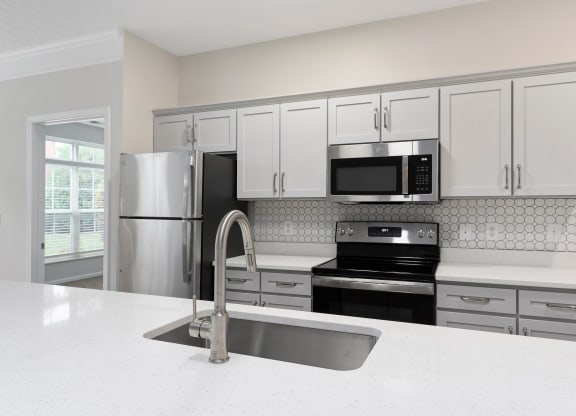 Magnolia Floor Plan Premium Renovated Kitchen at The Charleston in Columbus, OH 42331