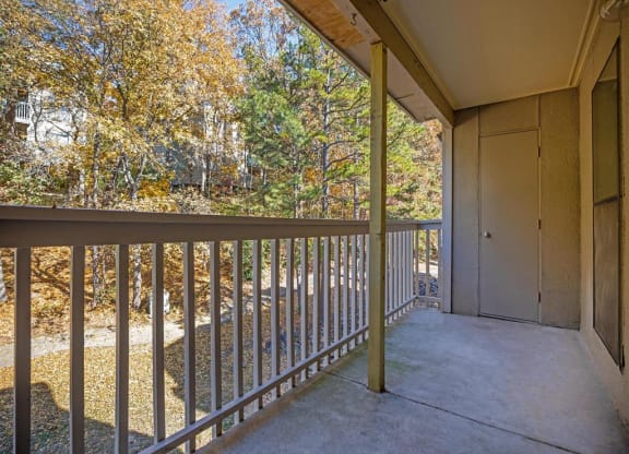 Balcony at Lennox Apartments in Little Rock AR