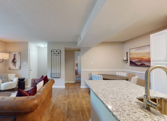 Living Room  at Arbor Ridge, Greensboro, NC