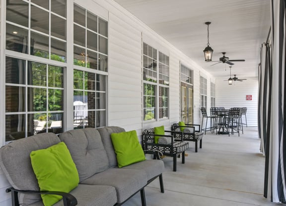 Avalon-Peaks-Apartments-Apex-NC-Clubhouse-Exterior-Sitting-Area