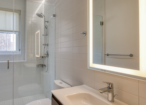 Spa inspired bathrooms at The Edgar at Linden Row