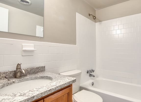 Another shot of the a bathroom in a Stratford Hills Garden Unit