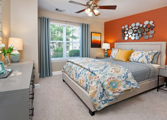 Bedroom at Smiths Landing Apartments in Blacksburg VA