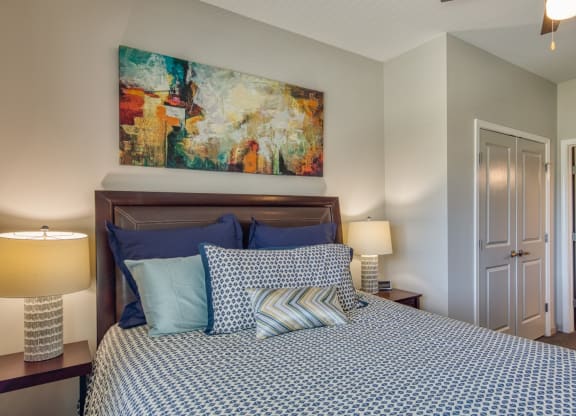 Bedroom  at Liberty Apartments in  Newport News