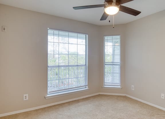 Celling fans in bedrooms at The Crest on Hampton Hollow, Silver Spring