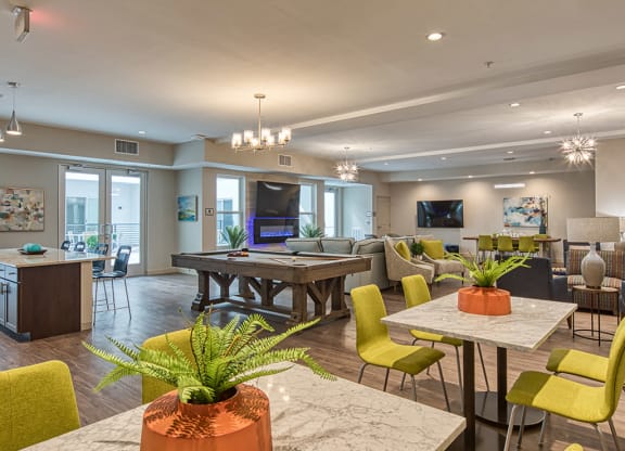 Clubroom at Axis at PTC in Hampton VA