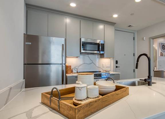Island Kitchen at Residences at Richmond Trust, Richmond, VA, 23219