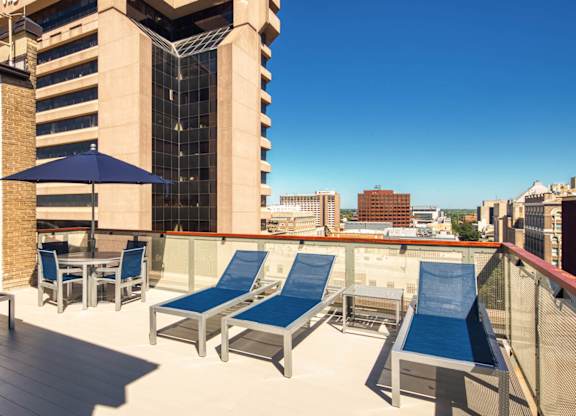 Rooftop Deck at Residences at Richmond Trust, Richmond, Virginia