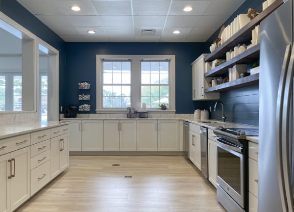 Club kitchen at Barclay Place Apartments, Wilmington