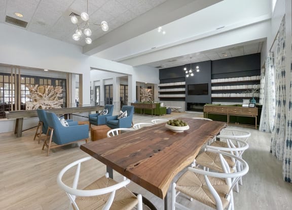 Clubroom area at Barclay Place Apartments, Wilmington